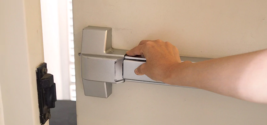 Roller Gate Panic Bar Installation in Pacifica, California